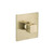 Flusso Trim For 3/4" Thermostatic Valve - Use with TVH.4201 - Satin Brass - 196.4201TSB