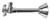 Mountain Plumbing Angle Sweat Valve Mini Cross Handle 1/2" - Satin Brass - MT629-NL/SB