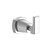 Flusso 240.1001PN Brass Bathroom Towel / Robe Hook - Polished Nickel