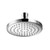 Flusso 200.6130CP Single Function ABS Showerhead - Chrome