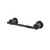 Flusso Brass Towel Ring / Mini Towel Bar - 8" - Matte Black - 250.1008MB