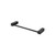 Flusso Brass Towel Ring / Mini Towel Bar - 8" - Matte Black - XS1008MB