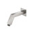 Flusso Square Shower Arm With Flange - 7" - With Flange - Brushed Nickel - HS1020BN