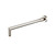 Flusso Wall Mount Round Shower Arm - 16" (400mm) - With Flange - Polished Nickel - HS1040PN
