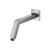 Flusso Square Shower Arm With Flange - 10" - With Flange - Brushed Nickel - HS1025BN