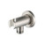 Isenberg  HS8008BN Wall Elbow With Holder Combo - Brushed Nickel