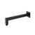 Isenberg  HS1001SAMB Wall Mount Square Shower Arm - 12" (300mm) - With Flange - Matte Black