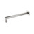 Isenberg  HS1011SABN Wall Mount Square Shower Arm - 16" (400mm) - With Flange - Brushed Nickel