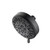 Flusso 200.6140MB 6-Function ABS Showerhead - Matte Black