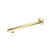 Isenberg  HS1050SB Wall Mount Shower Arm - 15" (385mm) - With Flange - Satin Brass