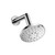Flusso SHW.6131CP 5" Multi Function Showerhead with 7" Arm - Chrome