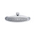 Flusso 8" Solid Brass Showerhead / Rainhead - Round - Chrome - HS1002ACP