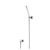 Flusso HS1006CP Hand Shower Faucet Set With Wall Elbow, Holder and Hose - Chrome