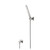 Isenberg  HS1006BN Hand Shower Set With Wall Elbow, Holder and Hose - Brushed Nickel