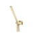 Flusso Hand Shower Faucet Set With Wall Elbow, Holder and Hose - Satin Brass - HS1003SB