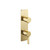 Flusso Trim For Thermostatic Valve - Satin Brass - 260.4000VTSB