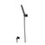 Flusso HS1006MB Hand Shower Faucet Set With Wall Elbow, Holder and Hose - Matte Black