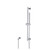 Flusso Hand Shower Faucet Set with Slide Bar and Elbow - Chrome - SHS.1014CP