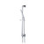 Flusso SHS.2016PN Hand Shower Faucet Set with Slide Bar, Integrated Elbow & Hose - Polished Nickel