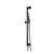 Flusso Hand Shower Faucet Set with Slide Bar, Integrated Elbow & Hose - Matte Black - 240.2016MB