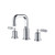 Flusso 250.2000CP Three Hole 8" Widespread Two Handle Bathroom Faucet - Chrome