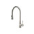 Flusso K.1290SS Zest - Dual Spray Stainless Steel Kitchen Faucet With Pull Out - Stainless Steel