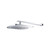 Flusso 10" Rain Head with 16" Arm - Matte Black - RHW.10CMB