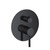 Flusso UF.2102MB Tub / Shower Trim With Pressure Balance Valve - 2-Output - Matte Black