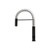 Flusso Dixie - Semi-Professional Dual Spray Stainless Steel Kitchen Faucet With Pull Out - Matte Black - K.1230MB