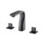 Flusso Three Hole 8" Widespread Two Handle Bathroom Faucet - Matte Black - 260.2000MB