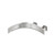 Flusso CU.1004LCP Wall Mount Tub Spout - Left Facing Curvature - Chrome
