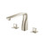 Flusso 260.2410BN 3 Hole Deck Mount Roman Tub Faucet - Brushed Nickel