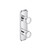 Flusso 230.2740CP 3/4" Thermostatic Shower Valve & Trim - 2-Output - Chrome