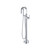 Flusso 250.1170CP Freestanding Floor Mount Bathtub / Tub Filler With Hand Shower - Chrome