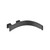 Flusso Wall Mount Touchless Faucet With Electronic Sensor Box - Right Facing Curvature - Matte Black - CU.2300REMB
