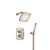 Isenberg  240.7050PN Two Output Shower Set With Shower Head And Handshower - Polished Nickel