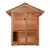 Golden Designs "Arlberg" 3 Person Traditional Outdoor Sauna -  Canadian Hemlock - GDI-8103-01