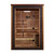 Golden Designs Narvik 2 Person Outdoor Traditional Sauna (GDI-8202-01) - Canadian Red Cedar Interior