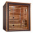 Golden Designs GDI-8503-01 Savonlinna 3 Person Outdoor-Indoor Traditional Steam Sauna - Canadian Red Cedar Interior