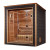 Golden Designs GDI-8503-01 Savonlinna 3 Person Outdoor-Indoor Traditional Steam Sauna - Canadian Red Cedar Interior