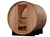 Golden Designs "Zurich" 4 Person Barrel with Bronze Privacy View - Traditional Sauna - Pacific Cedar - GDI-B024-01