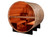 Golden Designs "Zurich" 4 Person Barrel with Bronze Privacy View - Traditional Sauna - Pacific Cedar - GDI-B024-01