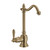 Whitehaus WHFH-H1006-AB Point of Use Instant Hot Water Drinking Faucet with Traditional Spout - Antique Brass