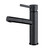 Whitehaus WHS1394-PSK-MBLK Waterhaus Solid Stainless Steel, Single Hole, Single Lever Kitchen Faucet with Pull-Out Head - Matte Black