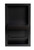 Alfi ABTPNC88-BLA ABTPNC88-BLA Black Matte Stainless Steel Recessed Shelf / Toilet Paper Holder Niche