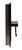 Alfi ABTPNC88-BLA ABTPNC88-BLA Black Matte Stainless Steel Recessed Shelf / Toilet Paper Holder Niche