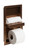 ALFI Brushed Copper PVD Stainless Steel Recessed Shelf / Toilet Paper Holder Niche - ABTPNP88-BC