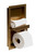 Alfi ABTPNP88-BG ABTPNP88-BG Brushed Gold PVD Stainless Steel Recessed Shelf / Toilet Paper Holder Niche