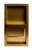 ALFI Brushed Gold PVD Stainless Steel Recessed Shelf / Toilet Paper Holder Niche - ABTPNP88-BG