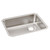 Elkay Lustertone Classic Stainless Steel 25-1/2" x 19-1/4" x 8", Single Bowl Undermount Sink with Right Drain - ELUH2317R